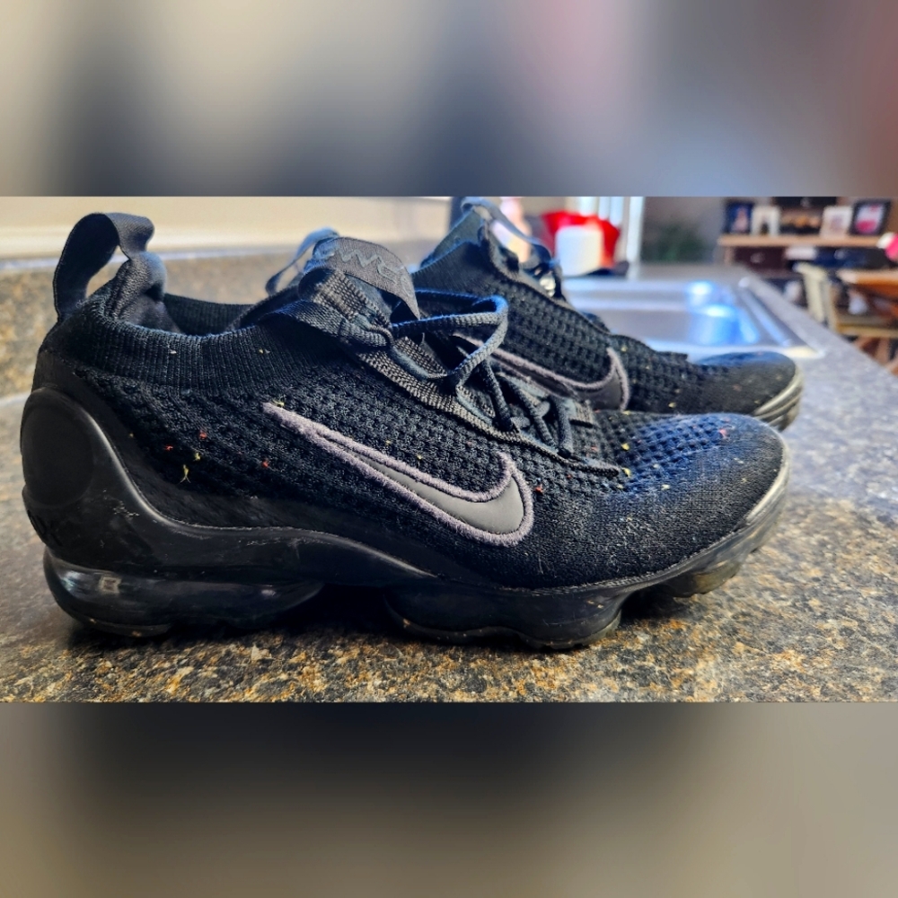 Youth NIKE Air Vapormax 2021 FK Triple Black